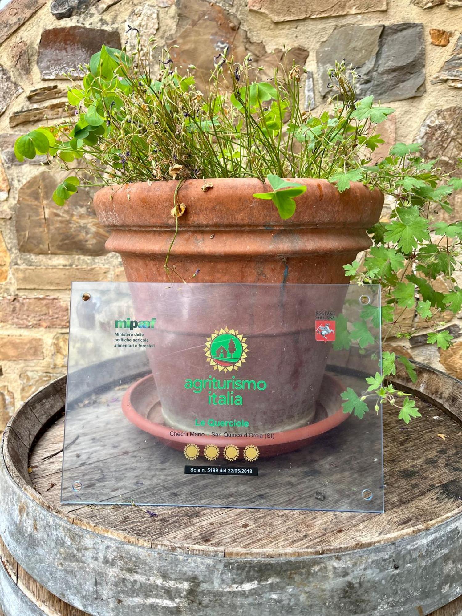Agriturismo Le Querciole In Val D'Orcia Bagno Vignoni Εξωτερικό φωτογραφία